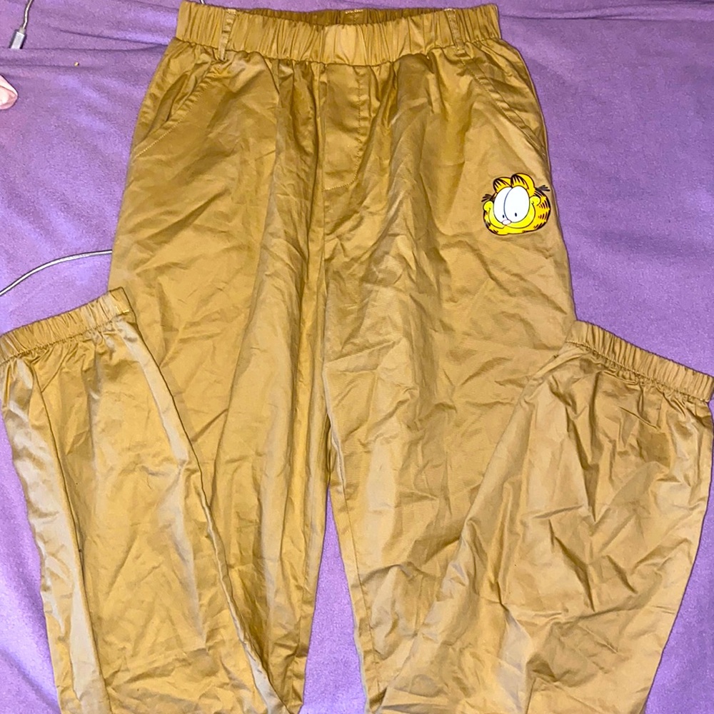 SHEIN Garfield Khaki Pants